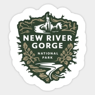 New River Gorge National Park West Virginia Sticker